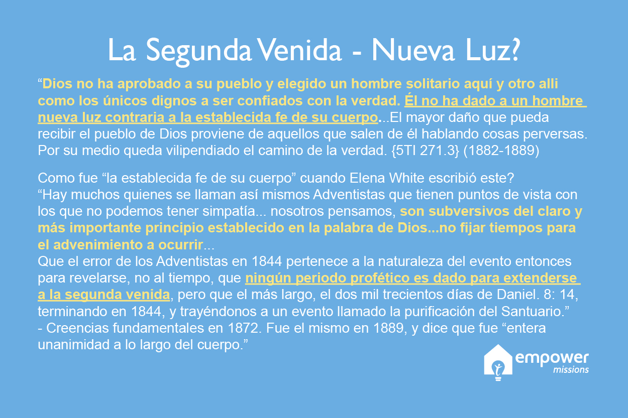 Nueva luz - la segunda venida, 2031 falsa teoria